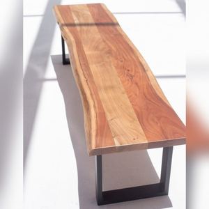 ม้านั่งไม้แวนดานา ฟอลคอน นิมบัส ดาร์ก อะคาเซีย สำหรับการนั่งที่ทันสมัยทั้งภายในและภายนอกอาคาร - Product Image 3