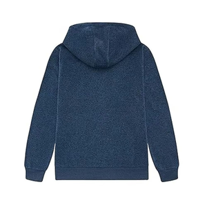 Sweat-shirt à capuche zippé pour homme, couleur unie, en coton French Terry, décontracté, pour l'automne, coupe classique, avec poche - Product Image 3