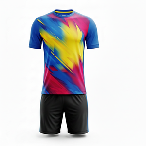 ชุดฟุตบอลราคาถูก ผลิตชุดฟุตบอลแบบกำหนดเองจำนวนมาก รับผลิตชุดทีมแบบซับลิเมชั่น ผู้ผลิตชุดฟุตบอล - Product Image 1