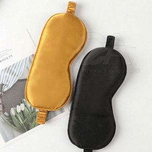 Masque de sommeil en soie biologique ultra-doux, cache-yeux confortable, sangle réglable, occultant, accessoire de voyage, emballage personnalisé, vente en gros - Product Image 5