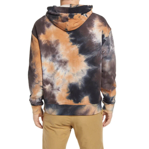 Sudadera con Capucha Tie-Dye para Hombre, Corte Regular, Algodón French Terry, Estilo Casual Otoñal, Diseño con Bolsillos - Product Image 3