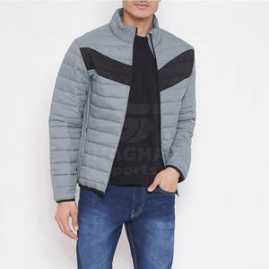 Veste d'hiver en duvet pour homme sur mesure, logo personnalisé, veste en duvet pour homme à manches longues, style tendance - Product Image 6