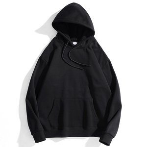 Sweat à capuche épais de haute qualité 350 g/m², sans cordon, coupe oversize, pour homme - Product Image 5