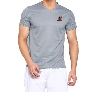 Camisetas de cuello en V para hombre, último diseño, ropa de moda, camisetas de cuello en V para hombre de color sólido, camisetas de cuello en V para hombre adulto - Product Image 1