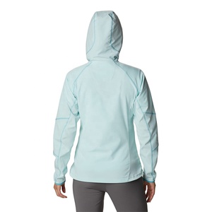 Veste matelassée écologique en toile pour femmes conçue sur mesure, doublure polaire imperméable au vent, tissu en polyester/nylon - Product Image 6
