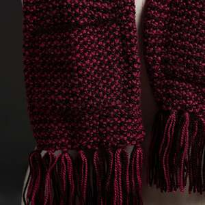 Private Label Unisex Knitted Scarf - Bespoke Winter <b>Neck</b> <b>Warmer</b> - Custom Logo Soft Rib-Knit Crochet Scarf - Product Image 3