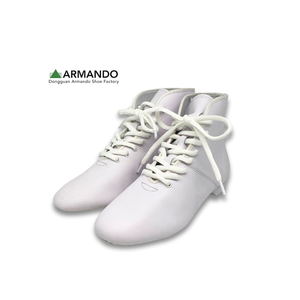 รองเท้าเต้นรำแบบกำหนดโลโก้เองได้ หนังนุ่มด้านบน ผลิตจากไนลอนและสแปนเด็กซ์ พร้อมส้นรองรับแรงกระแทกแบบโฟม รองเท้าบูทแจ๊ส - Product Image 6