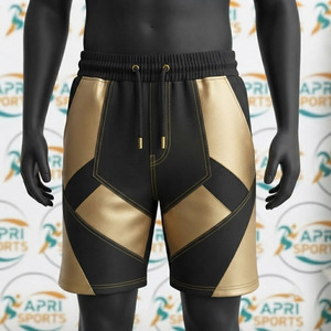 Shorts décontractés pour hommes de qualité supérieure, coupe ample, personnalisables avec logo, couleur unie, avec poches – Offre spéciale - Product Image 5