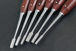 Azicon's 6 Piece <b>Bench</b> Wood Chisel Set High Carbon Steel Bevel Edge Blades Hardwood Handles Woodworking Joinery Hand <b>Tools</b> - Product Image 2
