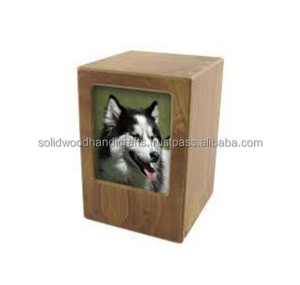 Urne funéraire en bois pour cendres d'animaux de compagnie, urnes de crémation en bois pour cendres de chat et de chien, urnes en bois de rose à bas prix - Product Image 6