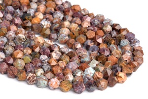 Perles d'Opale Verte Africaine 5-6MM, Taille Étoile Facettée, Qualité Supérieure, Pierres Précieuses Naturelles Authentiques, Lot en Gros de Perles Libres - Product Image 3