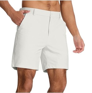 New Design Plus Size <b>White</b> Solid Color <b>Chino</b> <b>Shorts</b> Cotton Summer Men's High Quality Fabric Quick Dry Breathable Custom Logo - Product Image 4