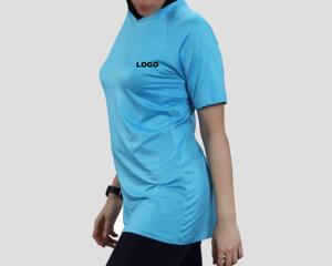 Modest Women Custom Muslim Fitness Gym Wear Modest T Shirts Long Loose Workout Activewear <b>Tops</b> Sportswear Workout Breathable - Product Image 5