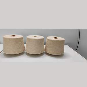 Fil de coton peigné compact de qualité export 100% coton NE 16s/1 pour le tricot et le tissage - Product Image 1