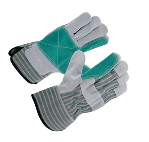Guantes de Seguridad Reforzados Emboson de Doble Palma de Cuero Vacuno, Resistentes al Desgarro, Personalizables, para Construcción, de Alta Resistencia, ¡Gran Oferta! - Product Image 4