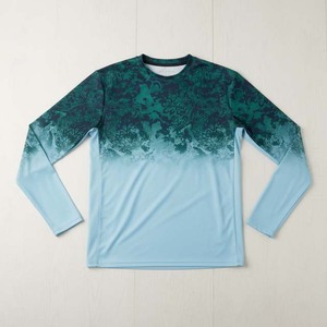 Camisa de Pesca de Manga Larga para Hombre, Estampado de Camuflaje por Sublimación, Protección UPF 50 Anti-UV, Poliéster, Estilo Pullover, para Deportes al Aire Libre - Product Image 2