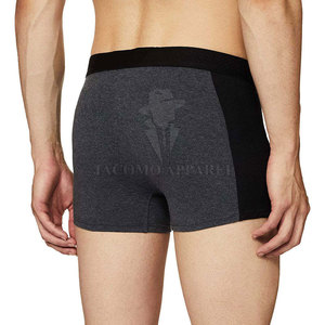Boxer en coton mélangé premium pour homme, tissu extensible, ceinture confortable, toucher doux, sous-vêtements pour tous les jours - Product Image 5