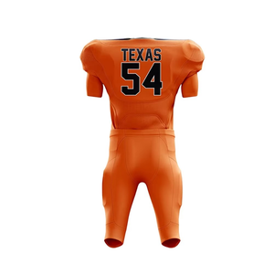 Ensemble d'uniformes de football américain haut de gamme pour hommes, respirant, 100 % polyester, maillot et pantalon, grandes tailles pour les performances le jour du match - Product Image 2