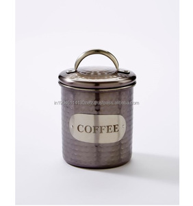 Frascos de almacenamiento de té y café de azúcar de Metal a precio barato, bote hecho a mano para cocina de restaurante de Hotel en casa - Product Image 5