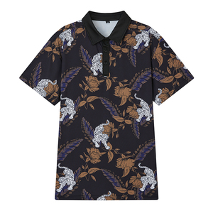 เสื้อโปโลผู้ชายผ้าฝ้ายคุณภาพสูงแบบใหม่ สวมใส่สบายๆ ลายพิมพ์ซับลิเมชั่น แขนสั้น สำหรับใส่หน้าร้อน ระบายอากาศได้ดี ลายเรียบๆ ขายส่ง - Product Image 1