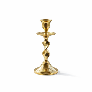 Porte-bougies vintage en laiton massif, chandeliers décoratifs pour centre de table de mariage, décoration intérieure et restaurant - Product Image 6