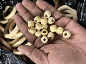 <b>Wood</b> Round Beads <b>Jewellery</b> Home Decor Beads FAIZA CRAFT FC-8416 Multi Color - Product Image 3