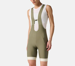 กางเกงปั่นจักรยานแบบมีสายรัดเอว Sprint Sports สำหรับผู้ชายและผู้หญิง สีดำล้วน สีเขียวมะกอก ระบายอากาศได้ดี แห้งเร็ว ผลิตจากผ้าสแปนเด็กซ์/ไนลอน 220 กรัม - Product Image 1