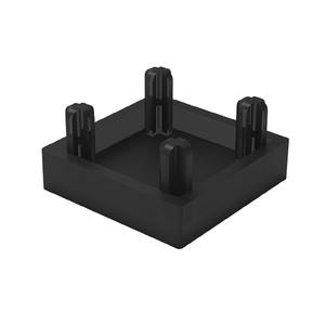 Tapa Protectora de Extrusión de PVC para Automatización Industrial, Resistente al Polvo y la Humedad, Color Negro, Origen TW - Product Image 1