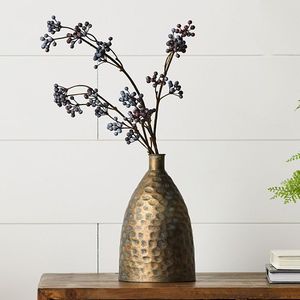 Vase de table minimaliste en laiton, vase décoratif en métal de haute qualité pour l'intérieur de la maison - Product Image 6