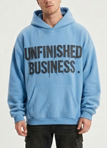 เสื้อฮู้ดดี้แขนยาวผู้ชาย สไตล์ลำลอง ผ้าฟลีซโพลีเอสเตอร์ 100% ทรงโอเวอร์ไซส์ หนานุ่ม ใส่สบาย ทรงบ็อกซี่ เหมาะสำหรับใส่ในฤดูหนาว - Product Image 4