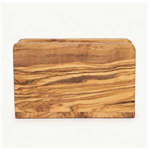 Porta Servilletas de Madera de Olivo Hecho a Mano de Primera Calidad, Ecológico, Vertical, para Restaurantes de Lujo y Cenas en Casa - Product Image 4