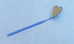 Spatule en plastique en forme de cœur pour cils, couleur bleue, accessoire de maquillage beauté, idéale pour le mélange et le jeu des cils, mérite le meilleur. - Product Image 6
