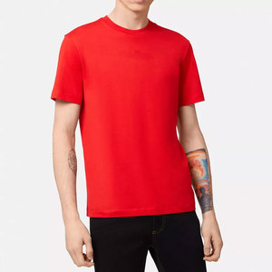 Camiseta deportiva Shamsher de algodón grueso, estilo urbano, con bordado desgastado, personalizable, para gimnasio, lisa, tallas grandes. - Product Image 6