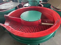 Machine vibrante de finition de baril de gobelet 250L pour des pièces de monnaie de médailles