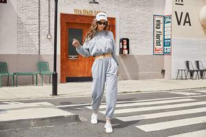 Costume court en polaire et polyester pour femme, survêtement de sport, meilleures ventes, - Product Image 6