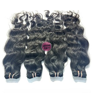 Raw Virgin Indian Remy Human Hair Curly <b>Bundles</b> No Tangle No Shedding Weaving Extensions Machine Double Weft 100g Single All - Product Image 5