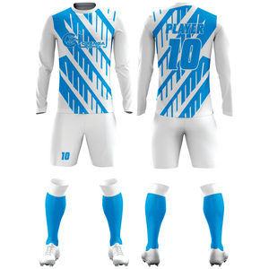Uniforme de Fútbol Ligero 100% Poliéster con Cuello Redondo, Alta Durabilidad, Control de Humedad, Nombre del Equipo Personalizado - Product Image 3