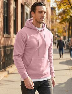 Sudadera Deportiva Impermeable y Cortavientos Ecológica para Hombre, Mezcla de Poliéster/Algodón, Forro Polar Grueso de 300 g, Cuello en V, Corte Regular, Invierno - Product Image 2