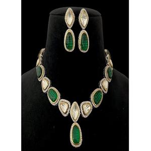 ชุดสร้อยคอและต่างหูโมอิสซาไนต์ชุบทองคุณภาพเยี่ยมสำหรับผู้หญิง ของขวัญงานแต่งงาน คอลเลคชั่นสำหรับงานปาร์ตี้ - Product Image 2