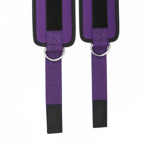 Correas de tobillo con anillo en D de neopreno resistente para levantamiento de pesas, soporte de tobillo para kickback y máquina de cable - Product Image 2