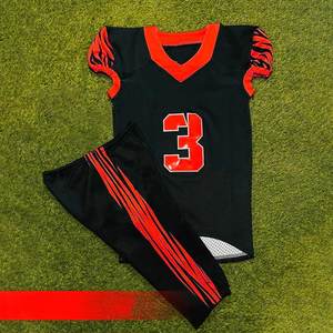 Maillots et pantalons de football américain haute performance conçus pour une mobilité et une force maximales, uniforme de football américain - Product Image 2