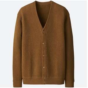 Cardigans décontractés d'hiver pour femmes en laine douce brodée et patchwork, anti-plis, en laine/acrylique, technique OEM ODM - Product Image 1