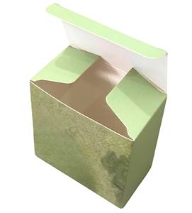 Custom UV Advantage <b>Recycled</b> Materials Ivory Paper Self Erecting Cake <b>Box</b> Magnetic Closure Food Grade Matte Glossy Finish Modern - Product Image 2