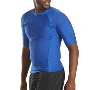 Best Quality Wholesale Unisex Long Sleeve MMA Rash Guard Sportswear Front Logo Quick Dry Spandex/Polyester Customizable Adult - Product Image 5