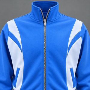 Wholesale Two Pieces Sets <b>Velvet</b> Track Suits Custom Unisex Zip up <b>Jacket</b> Pants Outdoor Baggy Blank Velour Tracksuit <b>Mens</b> - Product Image 4