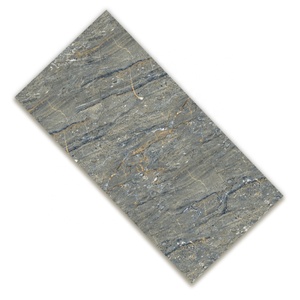 Azulejos de Cerámica con Efecto Mármol Azul Galaxia India, Brillantes, de Gran Tamaño, 600x1200 mm, Diseño de Piedra, Azulejos de Porcelana Pulidos y Esmaltados - Product Image 2