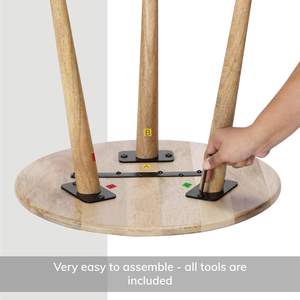 Table d'appoint antique artisanale de petite taille, conçue exclusivement, en bois massif, écologique, durable, meubles de salon, maison - Product Image 5