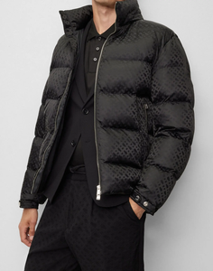 Veste matelassée pour homme avec logo personnalisé – Fabricant de manteaux d'hiver personnalisables en gros - Product Image 4