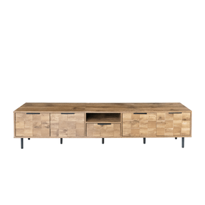 Mobile TV in Legno da 78 Pollici, Consolle Porta TV per TV da 85, 75, 65 Pollici, Mobile TV da Soggiorno con Spazio Contenitore - Product Image 3
