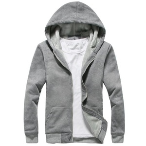 Cheap Bulk Sale Men's Winter Fur Hood Warm Track Suit With Drawstring Sweatpants Full Front <b>Zip</b> <b>Hooded</b> Thick Sweat Suit Slim Fit - Product Image 4